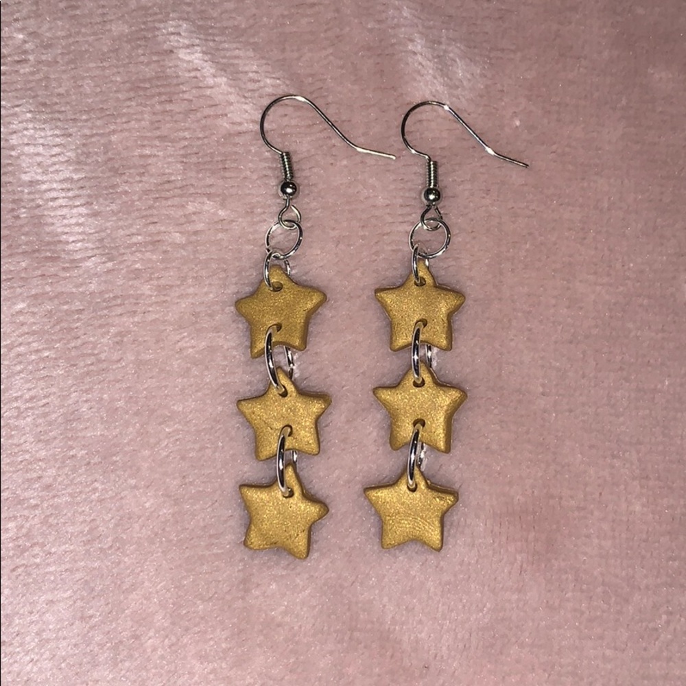Handmade polymer clay earrings